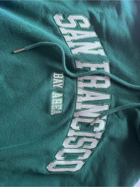 Garage Tops - green garage embroidery hoodie
